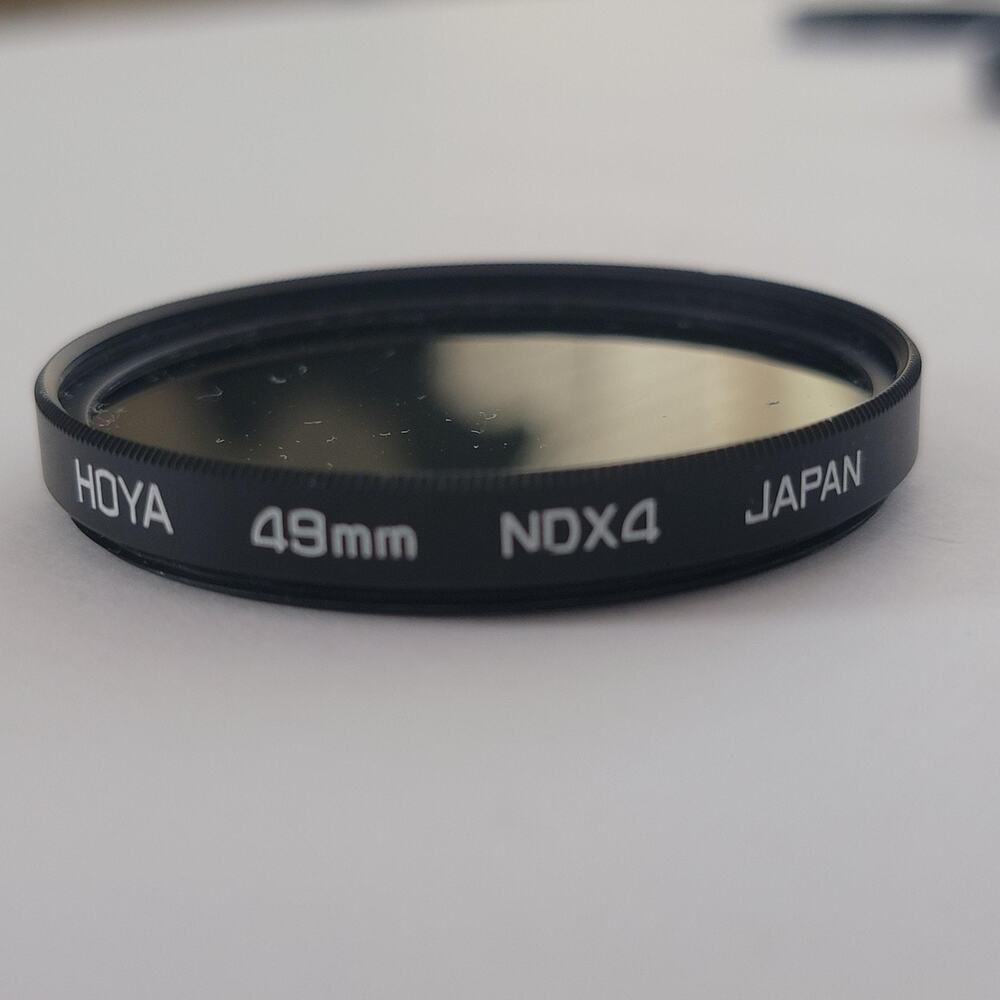 Hoya NDX4 49mm Neutral Density Camera Lens Filter Black Japan Photo Gear